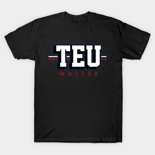 Tight End University - TEU - Darren Waller - New York Giants T-Shirt by nicklower